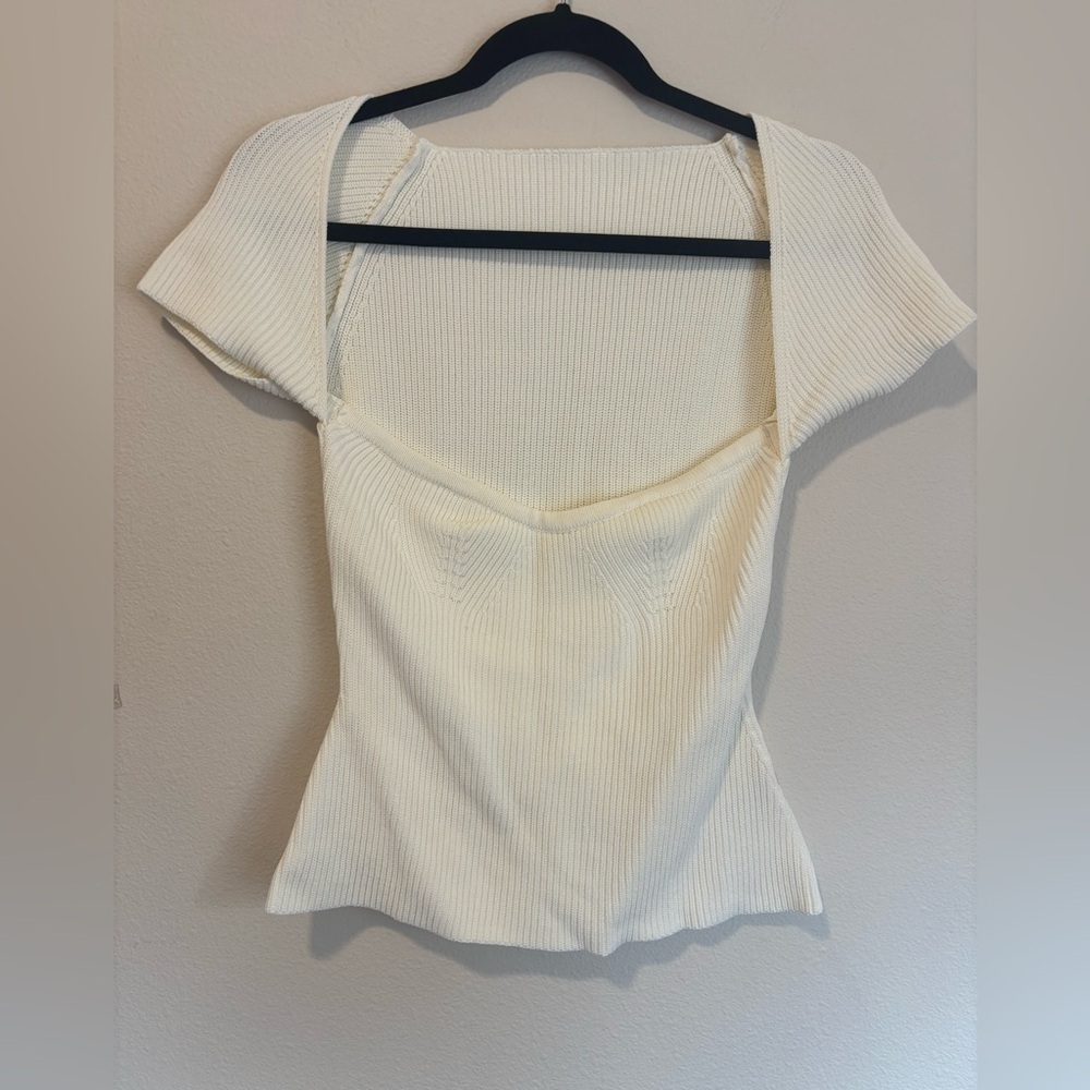 Elegant Cream Women's Blouse